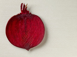 Image showing slice of beetroot