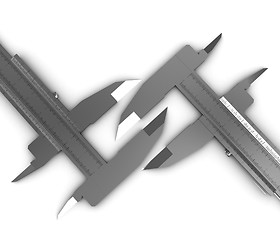 Image showing Calipers on a white background