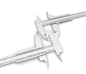 Image showing Calipers on a white background