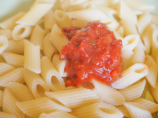 Image showing Tomato pasta