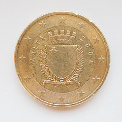 Image showing Maltese Euro coin