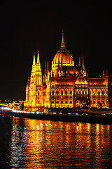 Image showing Parliament building in Budapest, Hungary