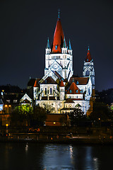 Image showing St. Francis of Assisi Church in Vienna, Austria