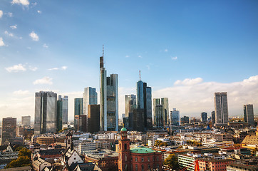 Image showing Frankfurt am Maine cityscape on a sunny day