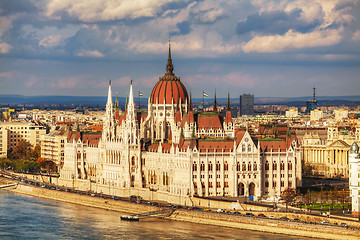 Image showing Parliament building in Budapest, Hungary