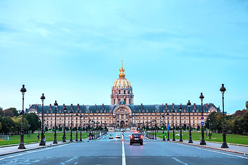 Image showing Les Invalides building in Paris