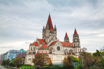 Image showing St. Francis of Assisi Church in Vienna, Austria