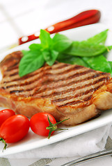 Image showing Grilled steak