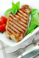 Image showing Grilled steak