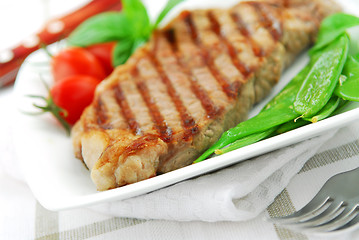 Image showing Grilled steak