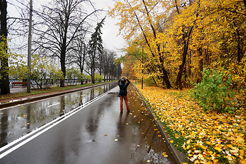 Image showing wet road