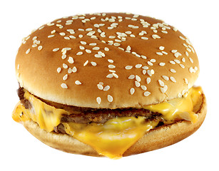 Image showing double cheeseburger