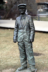 Image showing Statue of working