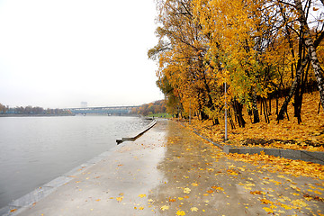 Image showing Moscow river embankment