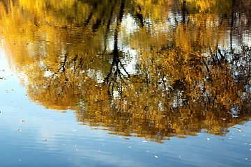 Image showing reflections in the water