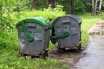 Image showing dustbins