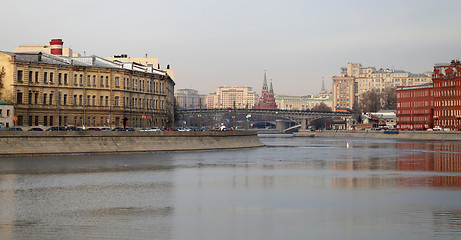 Image showing Moscow river