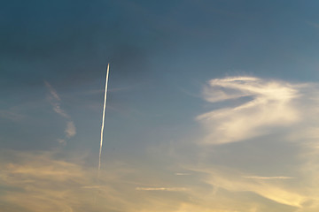Image showing Plane in the sky