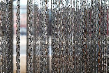 Image showing The texture of the chains