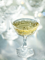 Image showing glass of champagne