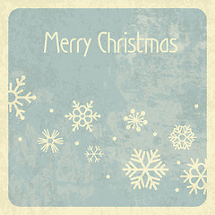 Image showing Merry Christmas Retro Design