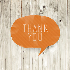 Image showing Thank you card design