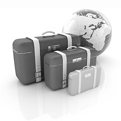 Image showing Traveler's suitcases