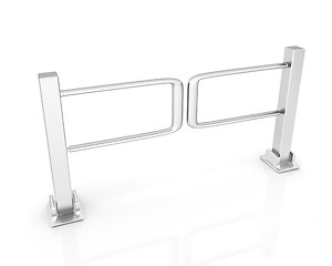 Image showing Three-dimensional image of the turnstile