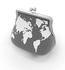 Image showing Purse Earth. On-line concept