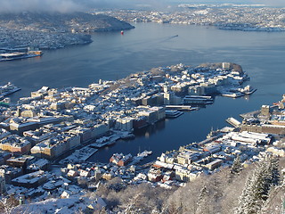 Image showing Winter in Bergen