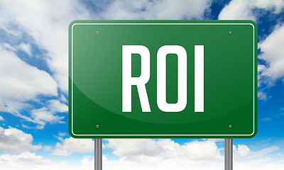 Image showing ROI on Highway Signpost.