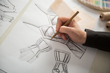 Image showing fashion or tailor designers