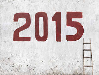 Image showing new year 2015 of the goat