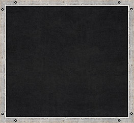 Image showing black chalkboard or stucco wall