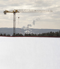 Image showing Industrial zone visible from the balcony