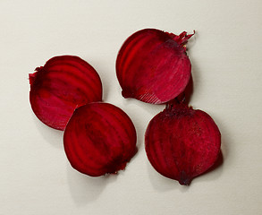 Image showing Beetroot slices 