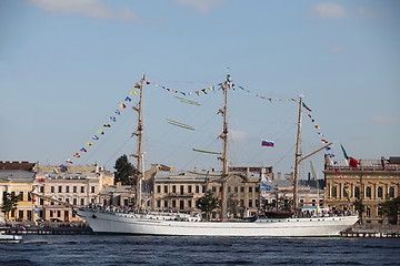 Image showing Mexican three-masted barque Cuauhtemoc