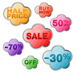 Image showing Set Sale Tags