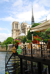 Image showing Restaurant on Seine