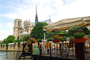 Image showing Restaurant on Seine