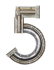 Image showing Metal number