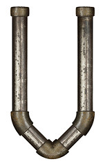 Image showing Pipe letter