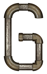 Image showing Pipe letter