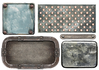 Image showing Metal plates