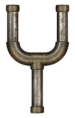 Image showing Pipe letter