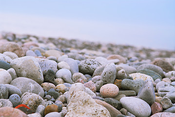 Image showing Beach pebbles