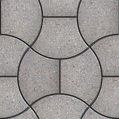 Image showing Gray Wavy Figured Pavement.