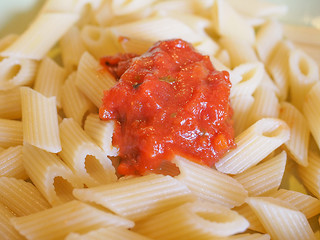 Image showing Tomato pasta