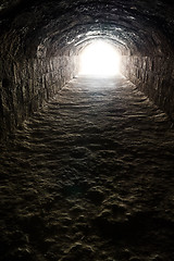 Image showing Light in the end of the dark tunnel