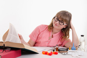 Image showing Medical student in class